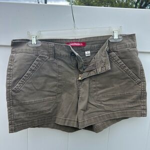 UNIONBAY Tan Cargo Shorts Casual Cotton Twill